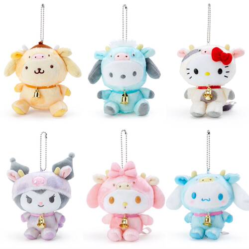 库洛米melody毛绒公仔挂件