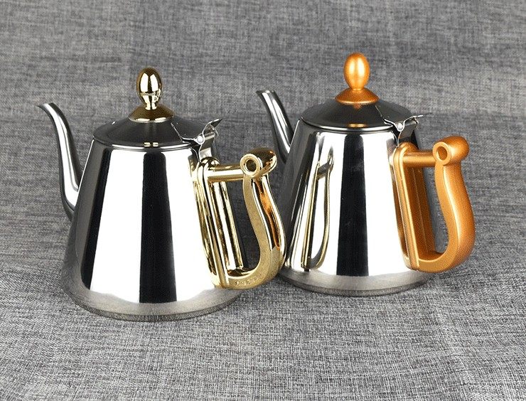 1.5食品级304不锈钢长嘴烧水壶酒楼餐厅茶壶电磁炉泡茶壶功夫茶壶