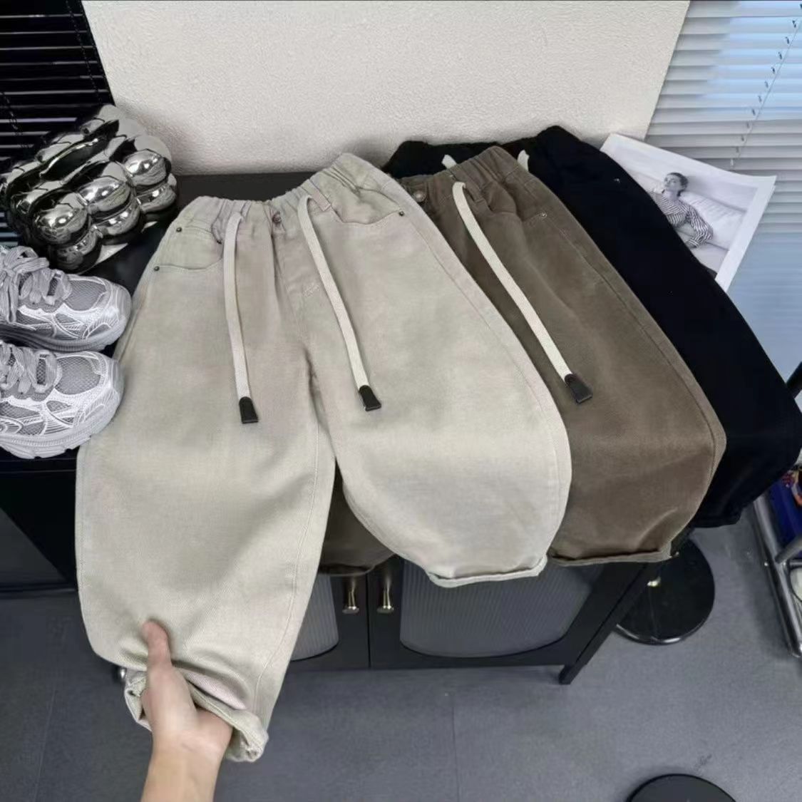 男童裤子秋装新款儿童洋气