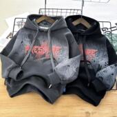 连帽上衣 中大童儿童男孩帅气加绒加厚冬季 男童卫衣秋冬款 2026新款