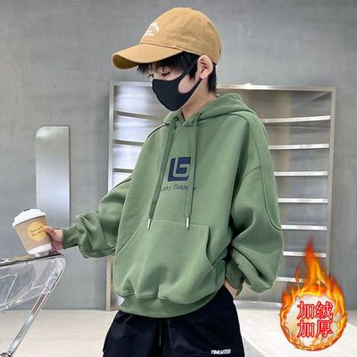 男童加绒加厚卫衣2025新款