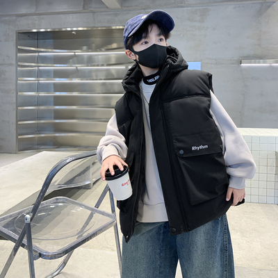 男童中大童保暖加厚马甲加厚爆款