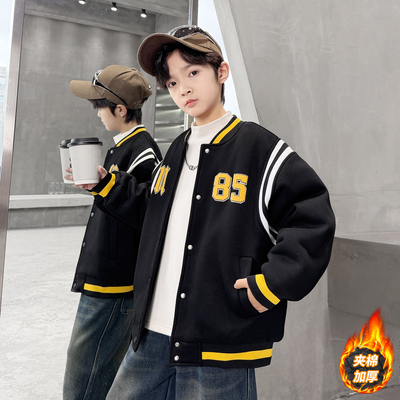 男童外套秋冬款2025新款洋气