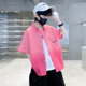 夏季 衬衣2026新款 儿童短袖 洋气半袖 上衣 男童衬衫 纯棉潮流夏装 夏款