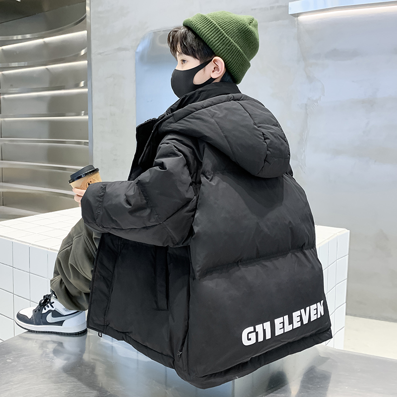 男童加厚白鸭绒羽绒服