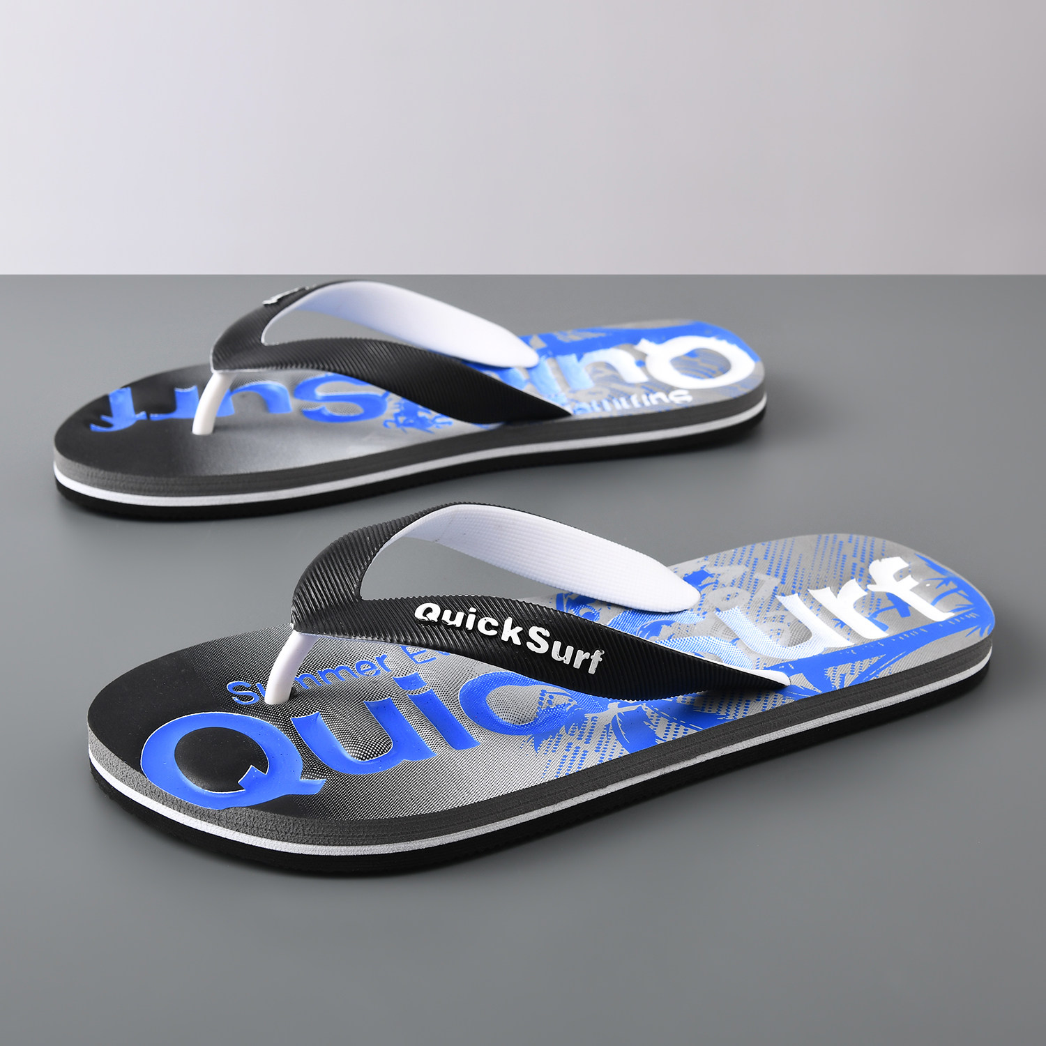 男拖鞋士人字拖夏季户外沙滩防滑耐磨夹脚凉舒适户外度假休0320k