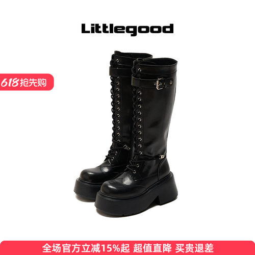 【新品折扣】littlegood英伦风马丁靴女2025冬季新款厚底百搭靴子