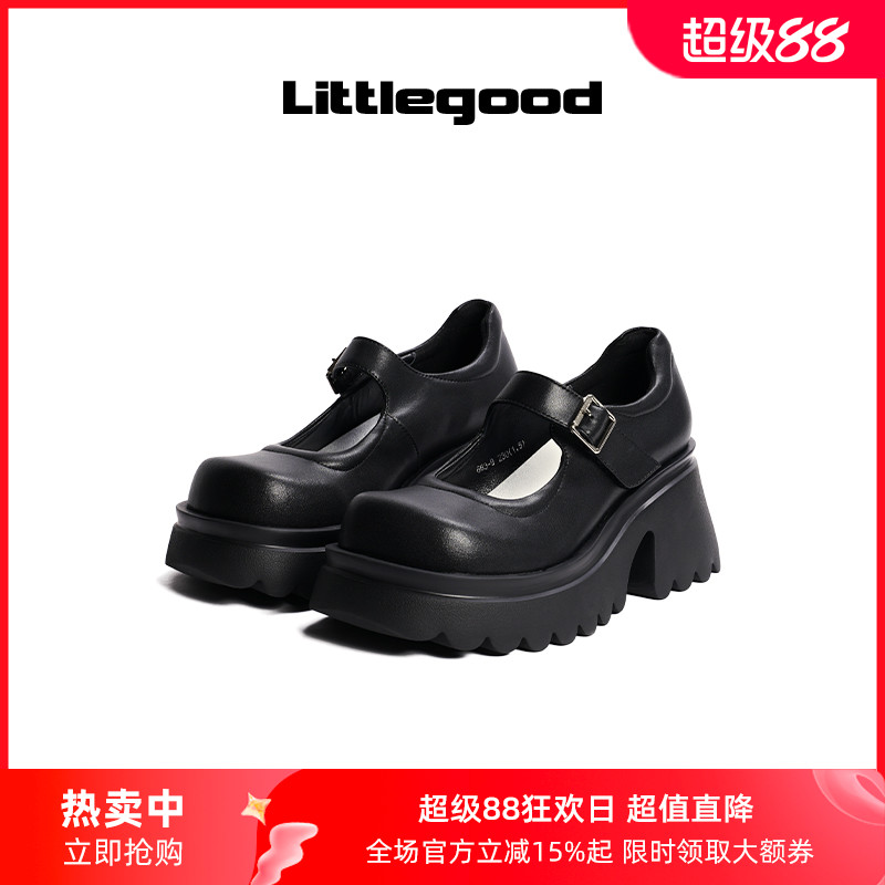 【Coco喜欢】 littlegood复古玛丽珍鞋女2025新款厚底小单鞋百搭