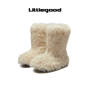 【冬季新品】littlegood日系雪地靴女新款毛毛靴冬季百搭短靴