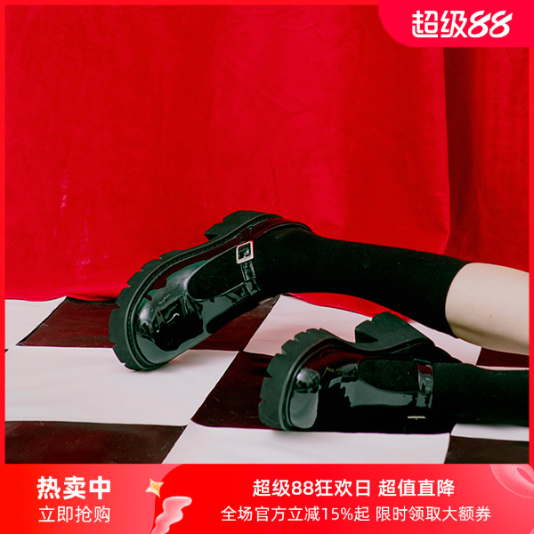 littlegood日系学院风JK玛丽珍鞋
