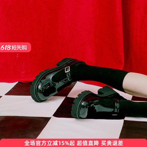 littlegood日系学院风JK玛丽珍鞋
