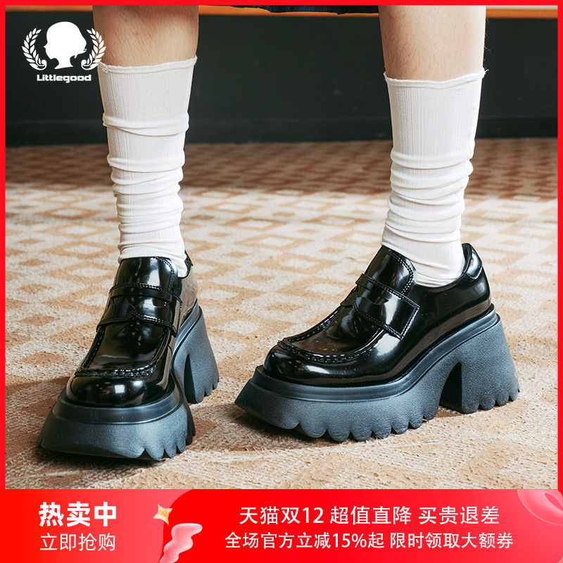 littlegood英伦风少女感小皮鞋