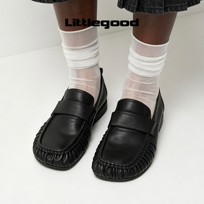 【新品推荐】littlegood日系复古乐福鞋女2026夏季新款百搭一脚蹬