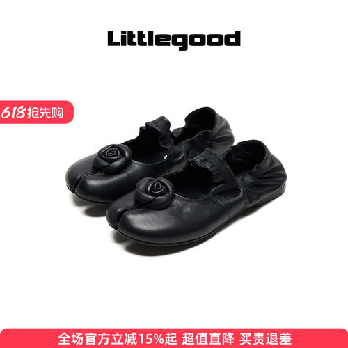 littlegood分趾玫瑰玛丽珍鞋