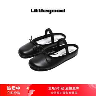 新款 女2025春季 littlegood甜美包头拖鞋 蝴蝶结玛丽珍鞋 25SS