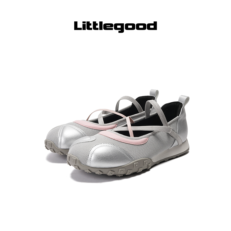 【团购款】littlegood运动休闲鞋女2023新款机能甜酷芭蕾舞鞋