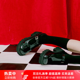 日系玛丽珍鞋 显瘦小皮鞋 女春季 小单鞋 厚底jk制服鞋 littlegood新品