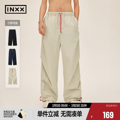【INXX】Standby潮牌宽松伞兵裤休闲裤男女同款长裤XME3231294