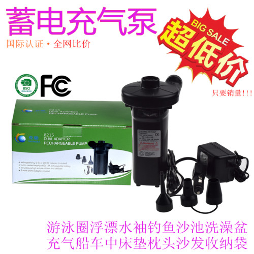 两用电动充气泵车载充气床游泳圈