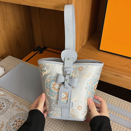 蝴蝶结宋锦自配布diy手工材料包