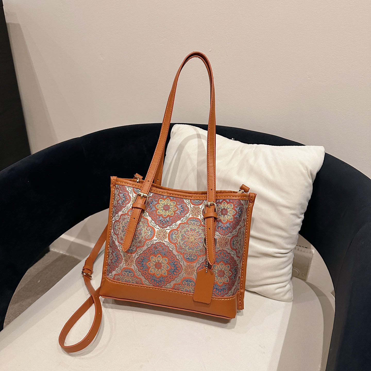 新中式国风刺绣托特包女大容量轻奢通勤diy手工编织包包自制材料,箱包皮具/热销女包/男包,托特包,淘宝优惠券,粉丝福利购,淘宝优惠卷