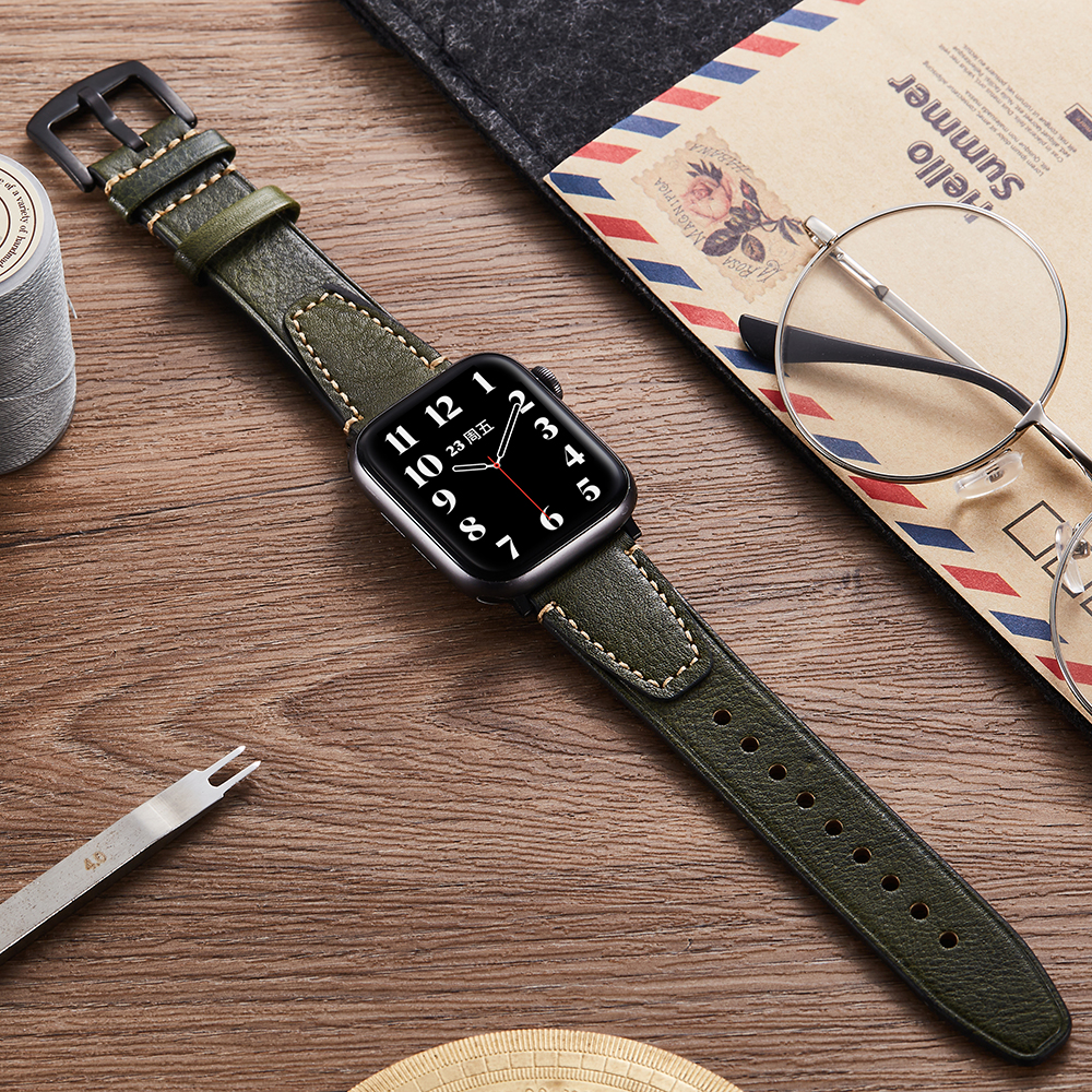 applewatch10真皮mm表带索柯