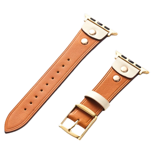 索柯适用iwatch10表带applewatch9苹果S8手表S7真皮S6个性SE41/45女生高级个性ultra2智能iPhonewatch腕带