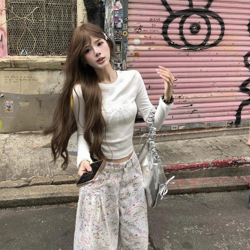 白色辣妹短款正肩打底衫内搭上衣