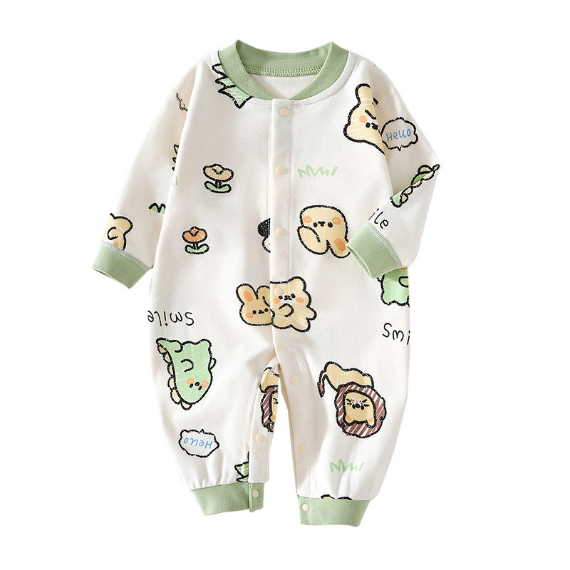 SOFT AND SKIN-FRIENDLY AND COMFORTABLE COTTON SPRING AND AUTUMN LONG-SLEEVED BONELESS SEWING CARTOON SUPER CUTE AND CUTE A DELICATE FEEL
