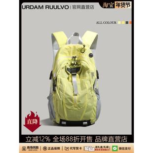 UR高级质感户外登山包女2026新款男大容量徒步双肩包轻便旅游背包