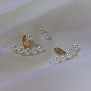 两带 925银针可拆卸珍珠耳环调节宽度一式 November 全新百搭气质