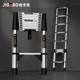 铝合金直梯人字梯竹节梯折叠不锈钢多功能楼梯升降家用梯子工程梯