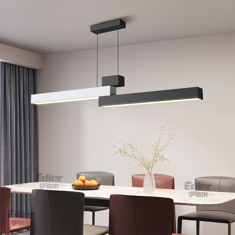 伊迪尔全光谱一字长条餐厅吊灯