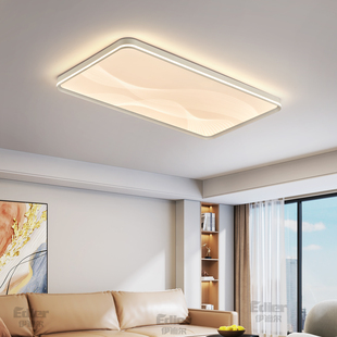 2025新款 长方形轻奢大气主灯 护眼led客厅吸顶灯现代简约创意个性