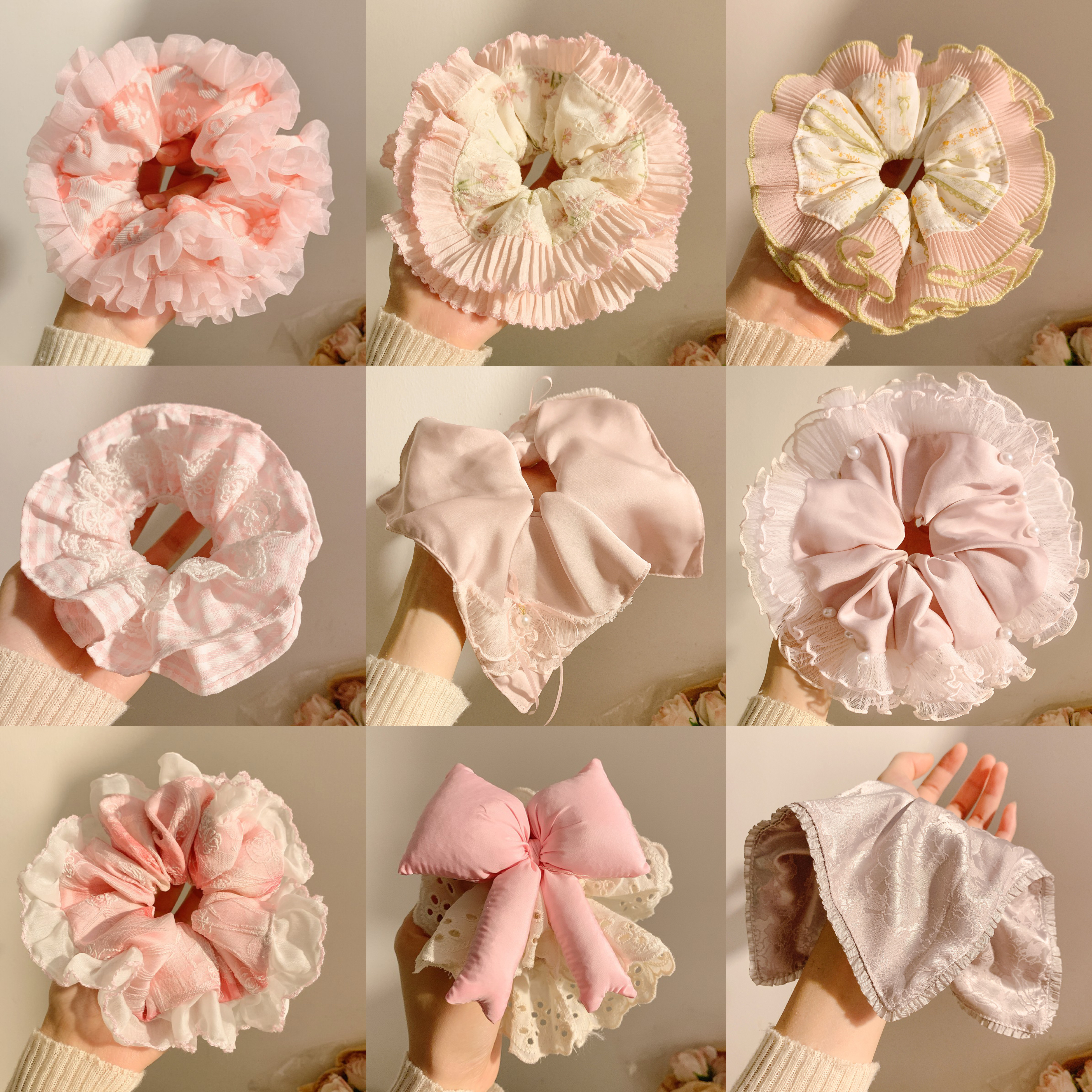 清仓！满9.9包油！粉色大肠发圈