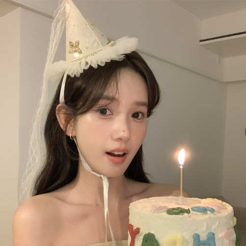 心想事成~飘带蝴蝶结帽子发夹
