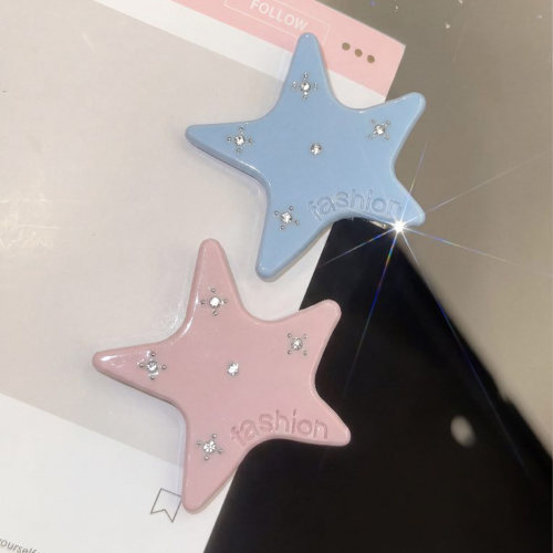 韩国小众ins高级感水钻星星发夹