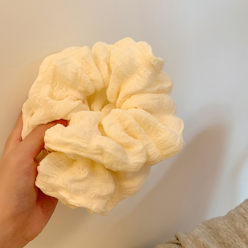 奶油泡芙发绳~森系仙美大号发圈