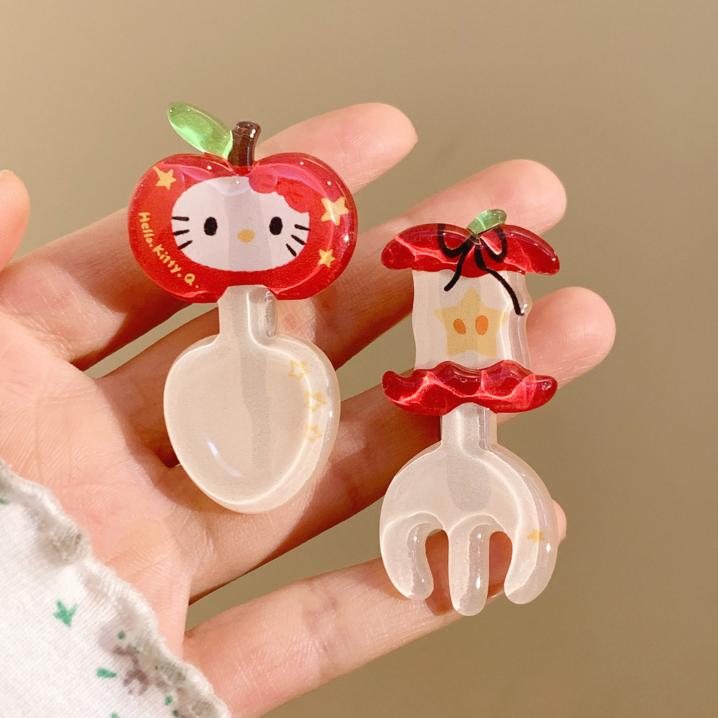 吃苹果~可爱创意红色发夹女高级感百搭夹子头饰刘海边夹儿童发卡,饰品/流行首饰/时尚饰品新,发饰,淘宝优惠券,粉丝福利购,淘宝优惠卷