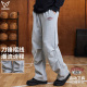 针织宽松休闲直筒卫裤 维动刀锋运动长裤 跑步训练篮球美式 秋季 男士