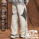 宽松休闲直筒卫裤 维动星辉运动长裤 梭织裤 跑步训练篮球美式 男秋季