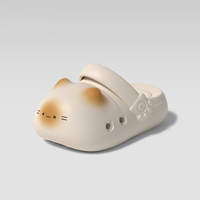 Cat-paw crocs, cute cat paw prints, anti-slip stamps, flip-flops, high appearance level, summer outerwear, thick-soled shoes with toe caps thumbnail 2