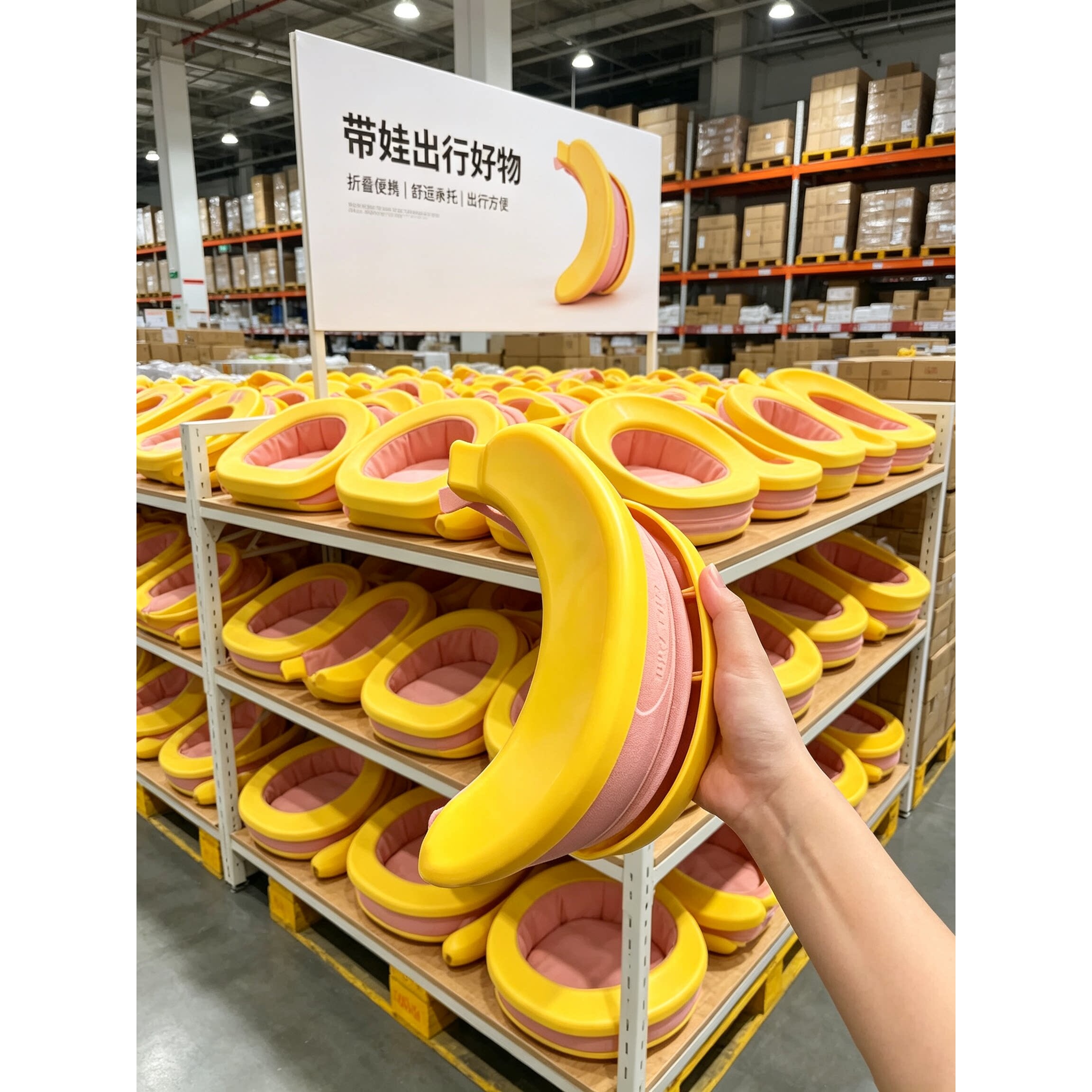 带娃出行神器！儿童外出便携折叠车载应急小马桶坐便器旅行尿壶