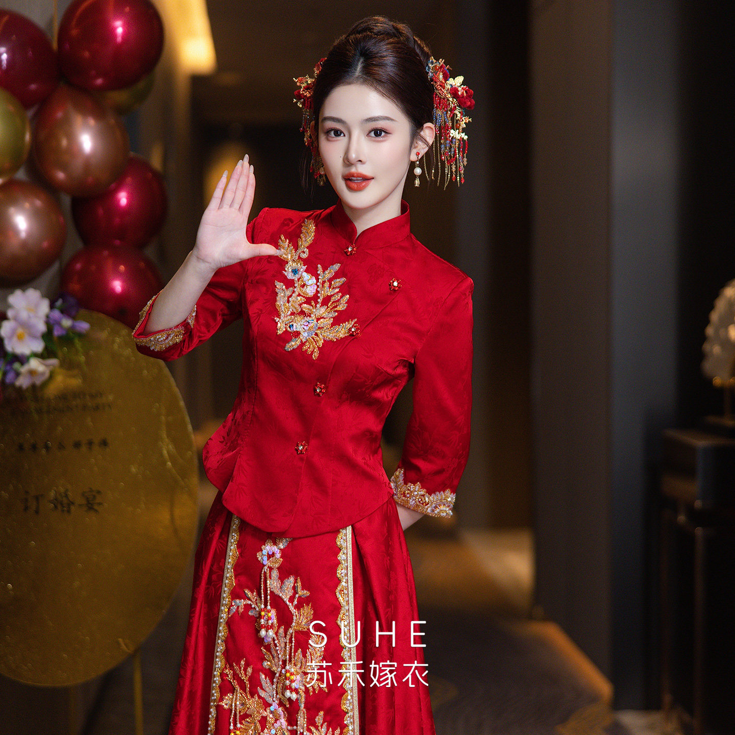 新中式秀禾服2026新款婚服图片