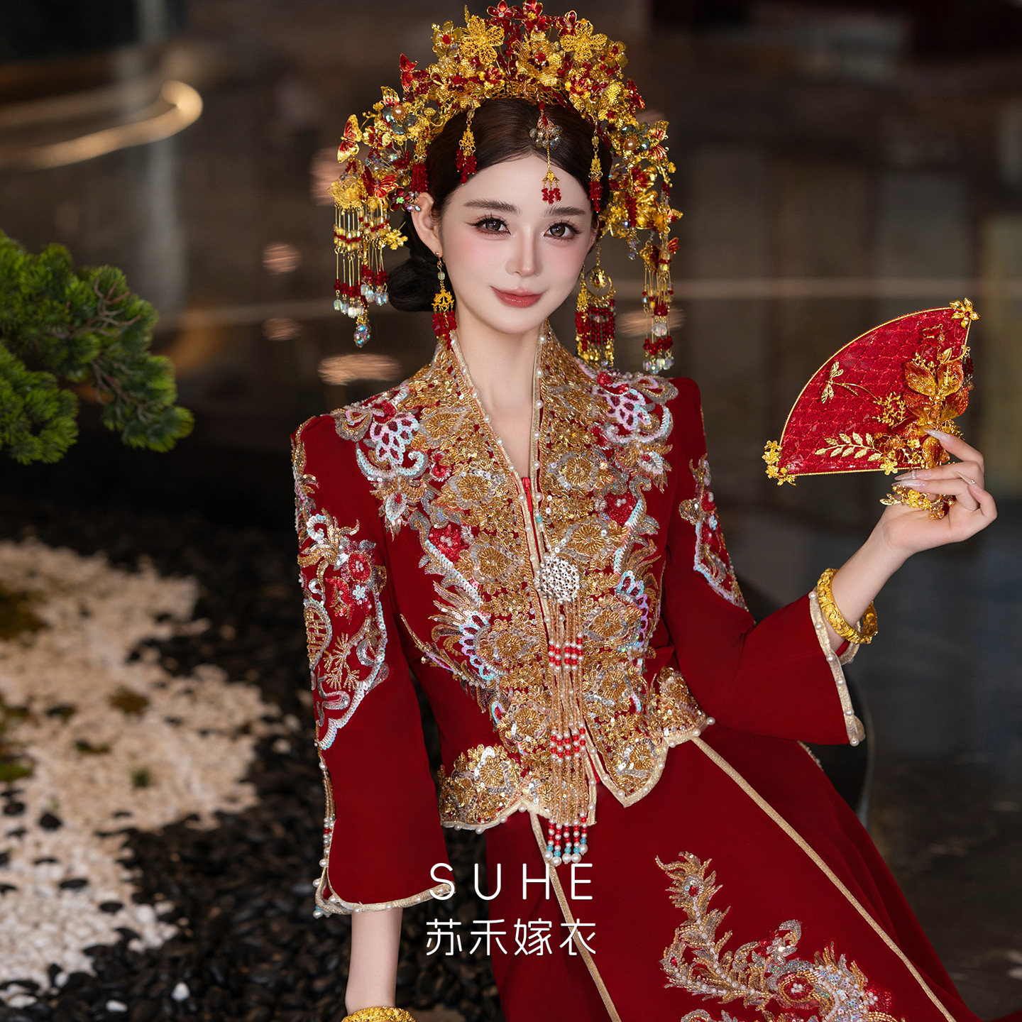 重工秀禾服2026新款婚服新娘嫁衣图片