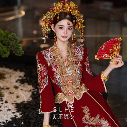 重工秀禾服2026新款婚服新娘嫁衣