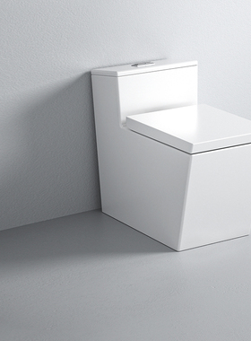 陶谷酷炫方形家用个性坐便器创意抽水马桶酒店喷射虹吸式 60094