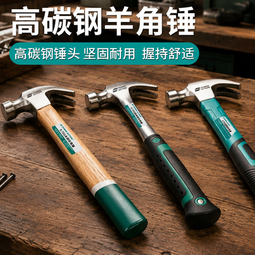 家用木工榔头羊角锤铁锤