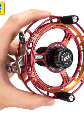 迪佳谷麦轮前打轮手拨轮风火轮TFA99鱼线轮全金属谷麦逗钓筏钓