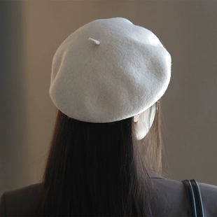 百搭蓓蕾帽子秋冬季 贝雷帽女春秋款 2022新款 大头围网红ins潮时尚